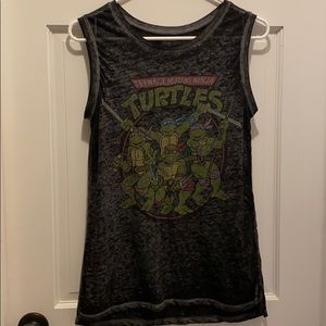 Dark gray/black teenage mutant ninja turtles tank